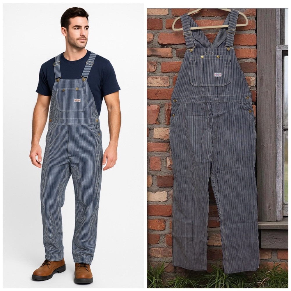 NWOT - RARE Vintage 70s Rugged K Kmart Bib Overalls